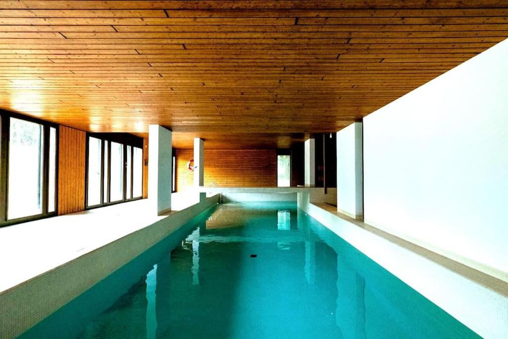Small But Wow! Studio With Pool @ The Central Lake Crans-Montana Kültér fotó